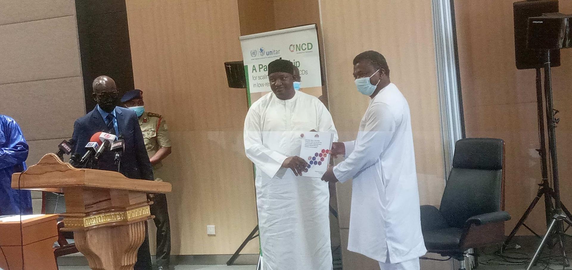 President Barrow Launches National Multi-Sectoral Strategy and Costed Action Plan for NCD Prevention and Control President Barrow Launches National Multi-Sectoral Strategy and Costed Action Plan for NCD Prevention and Control