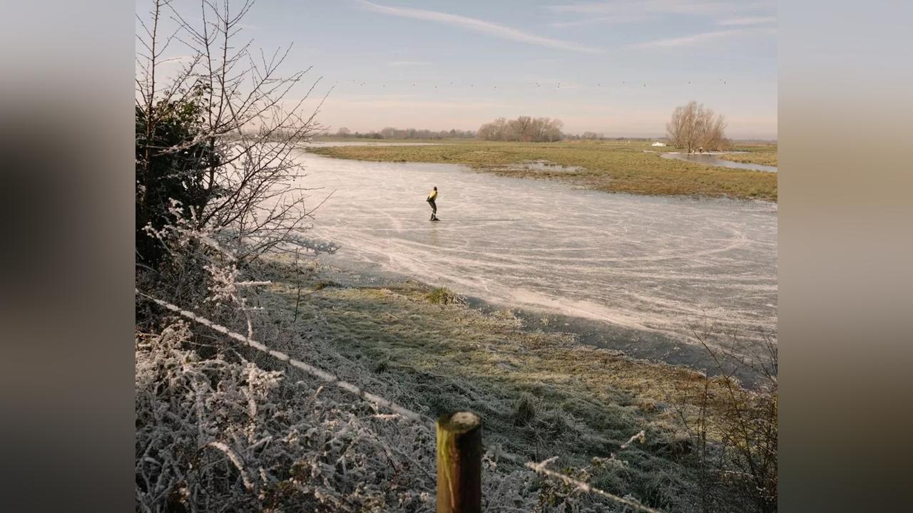 'The joy of fen skating is a great metaphor for life' 'The joy of fen skating is a great metaphor for life'