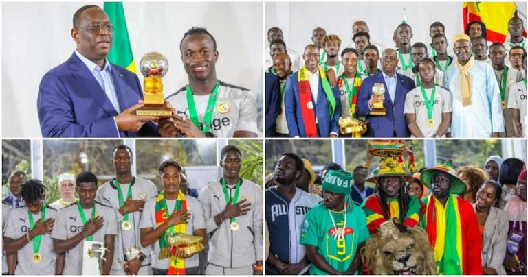 MACKY SALL AWARDS EACH U-20 PLAYER 10M CFA MACKY SALL AWARDS EACH U-20 PLAYER 10M CFA