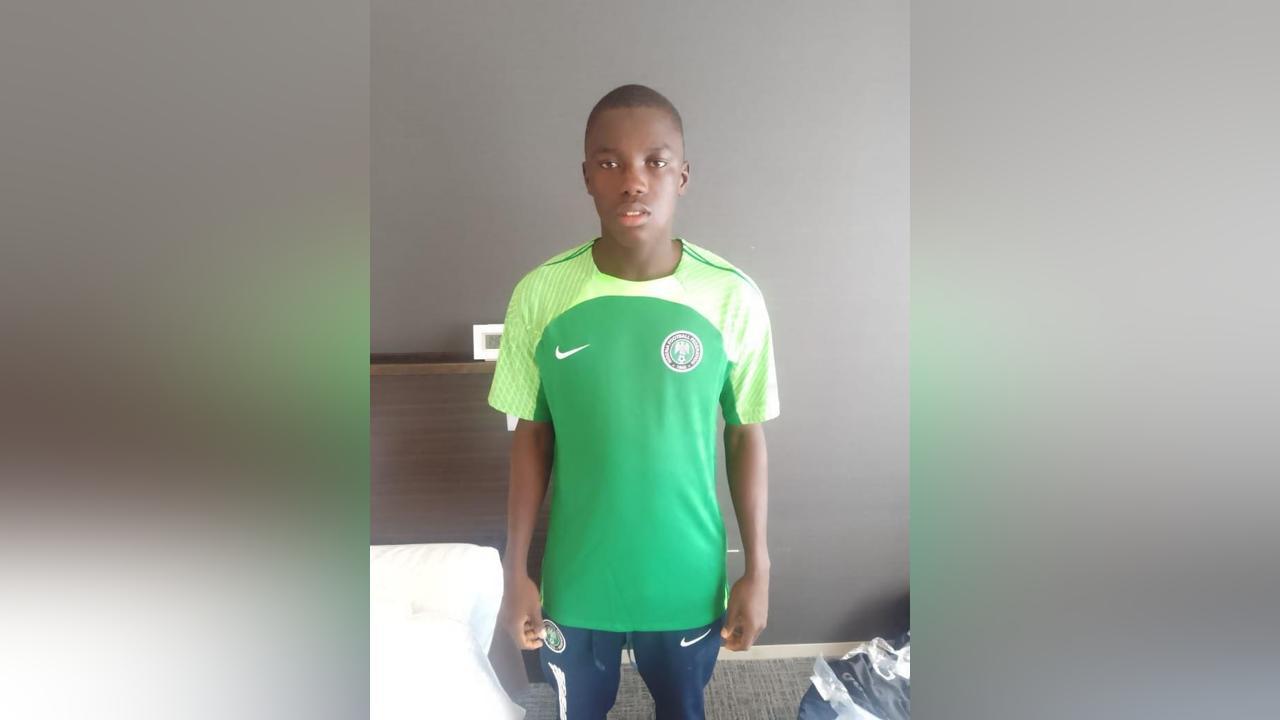 Gambian Kid Wonder Manneh Settles for Nigeria, Makes Debut for Nigeria U16 IN Defeat Against Netherlands Gambian Kid Wonder Manneh Settles for Nigeria, Makes Debut for Nigeria U16 IN Defeat Against Netherlands
