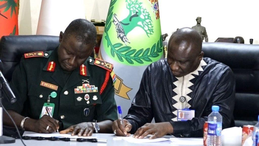 Central Bank Signs MOU With Gambia Armed Forces For Its Quick Impact Project Central Bank Signs MOU With Gambia Armed Forces For Its Quick Impact Project