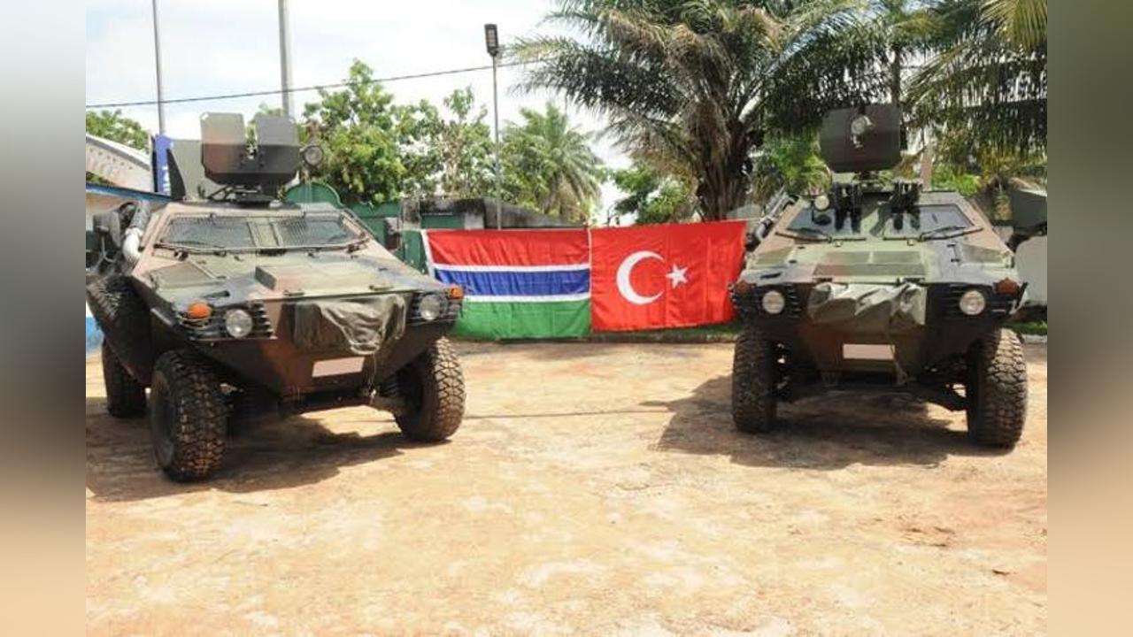Turkey donates military hardware to Gambia Turkey donates military hardware to Gambia