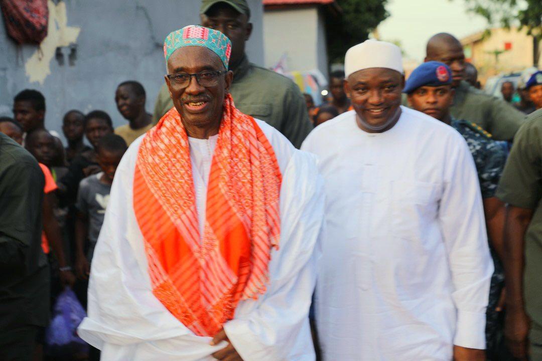 President Barrow travelled to his village,stopped at Bansang and made a ...