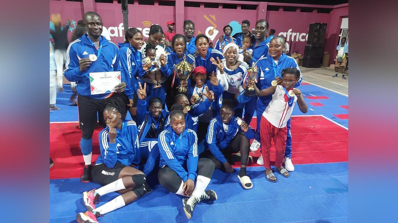 Police Rule Volleyball - Gambia