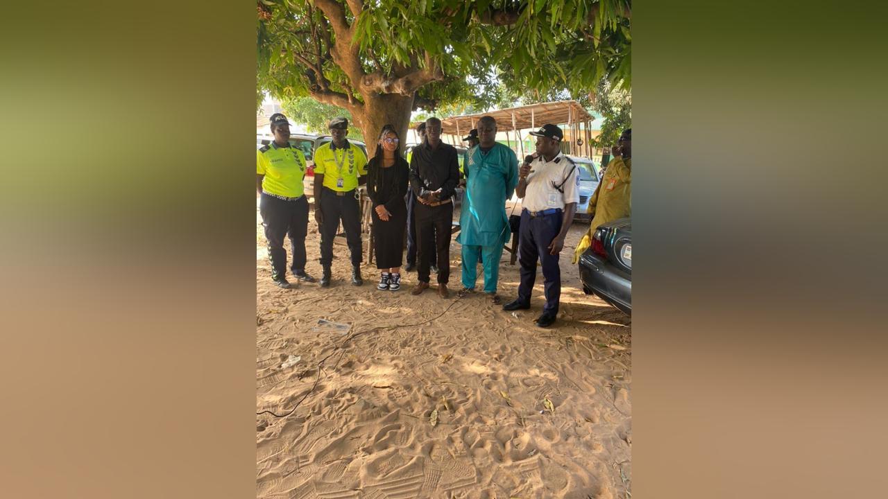 UK-based Gambian donates 32 traffic signboards to police UK-based Gambian donates 32 traffic signboards to police