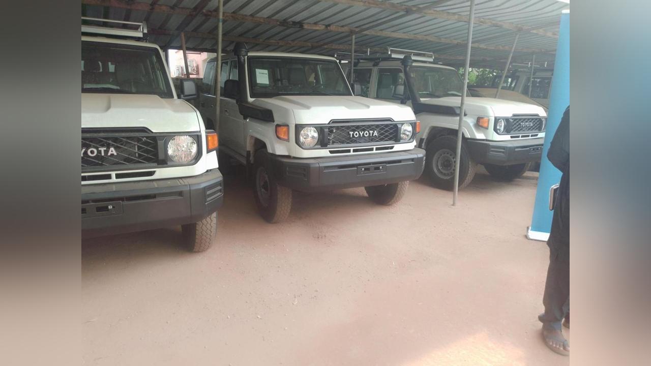GBoS unveils 17 vehicles purchased for Census 2024 Gambia