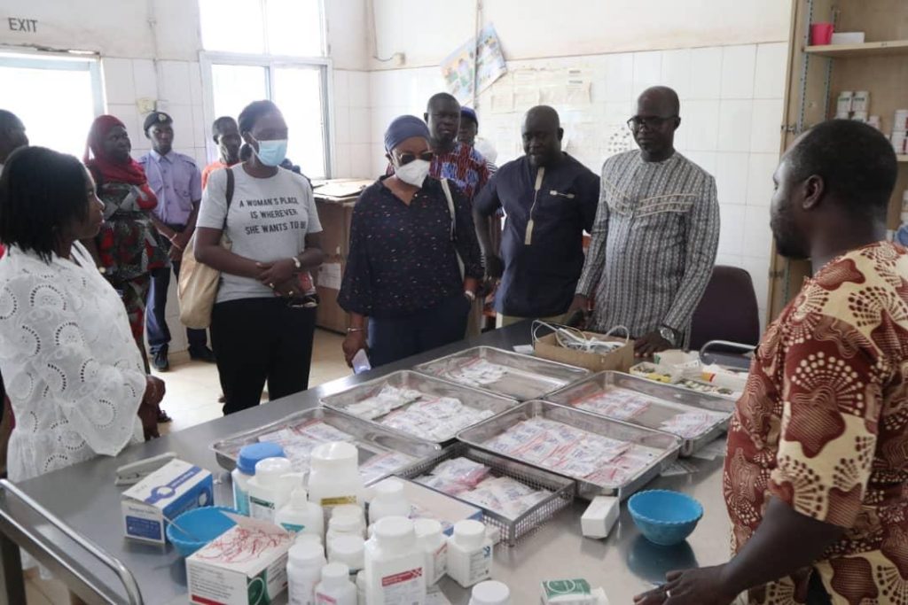 Global Fund Delegates Visit Bansang Hospital - Gambia