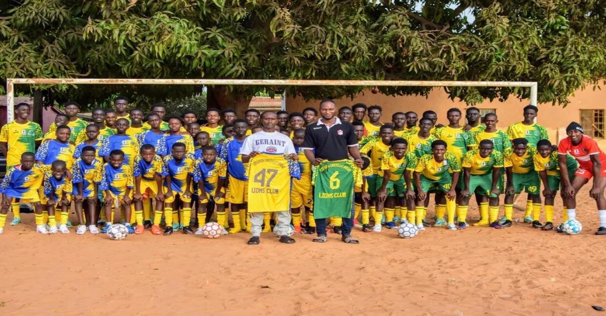 The International Lions Club of Italy has Recently Donated some Football Items Worth over 3000 Euros The International Lions Club of Italy has Recently Donated some Football Items Worth over 3000 Euros