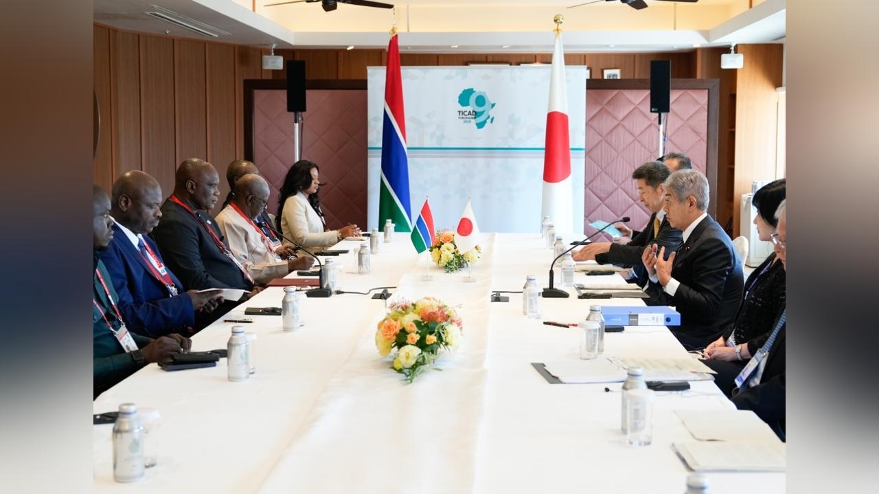 Japan, Gambia Foreign Ministers’ Holds Bilateral Talks Japan, Gambia Foreign Ministers’ Holds Bilateral Talks
