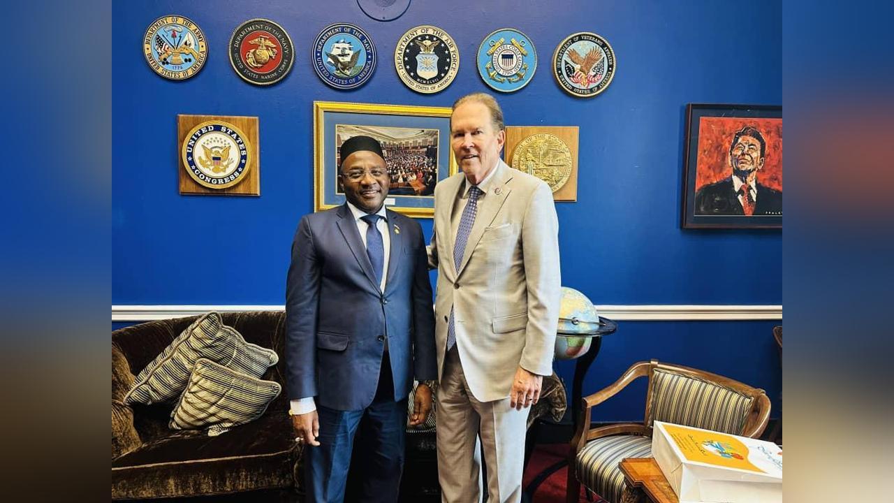 Amb Bah Congressman Buchanan Strengthen US Gambia Partnership Amb Bah Congressman Buchanan Strengthen US Gambia Partnership