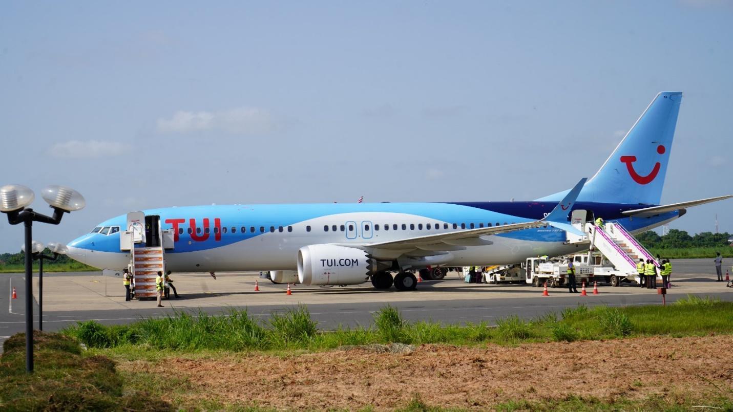 TUI Maiden Flight for 2025/2026 Winter Tourism Season Welcomes at BIA TUI Maiden Flight for 2025/2026 Winter Tourism Season Welcomes at BIA