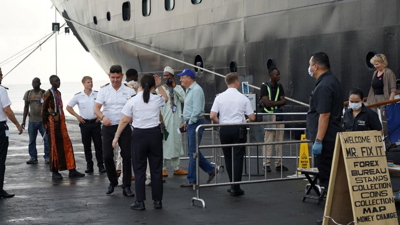 Azamara Pursuit Cruise Ship Brings over 700 Visitors to the Gambia Azamara Pursuit Cruise Ship Brings over 700 Visitors to the Gambia