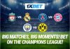 Bet on Top Matches of Champions League Round 4 Bet on Top Matches of Champions League Round 4