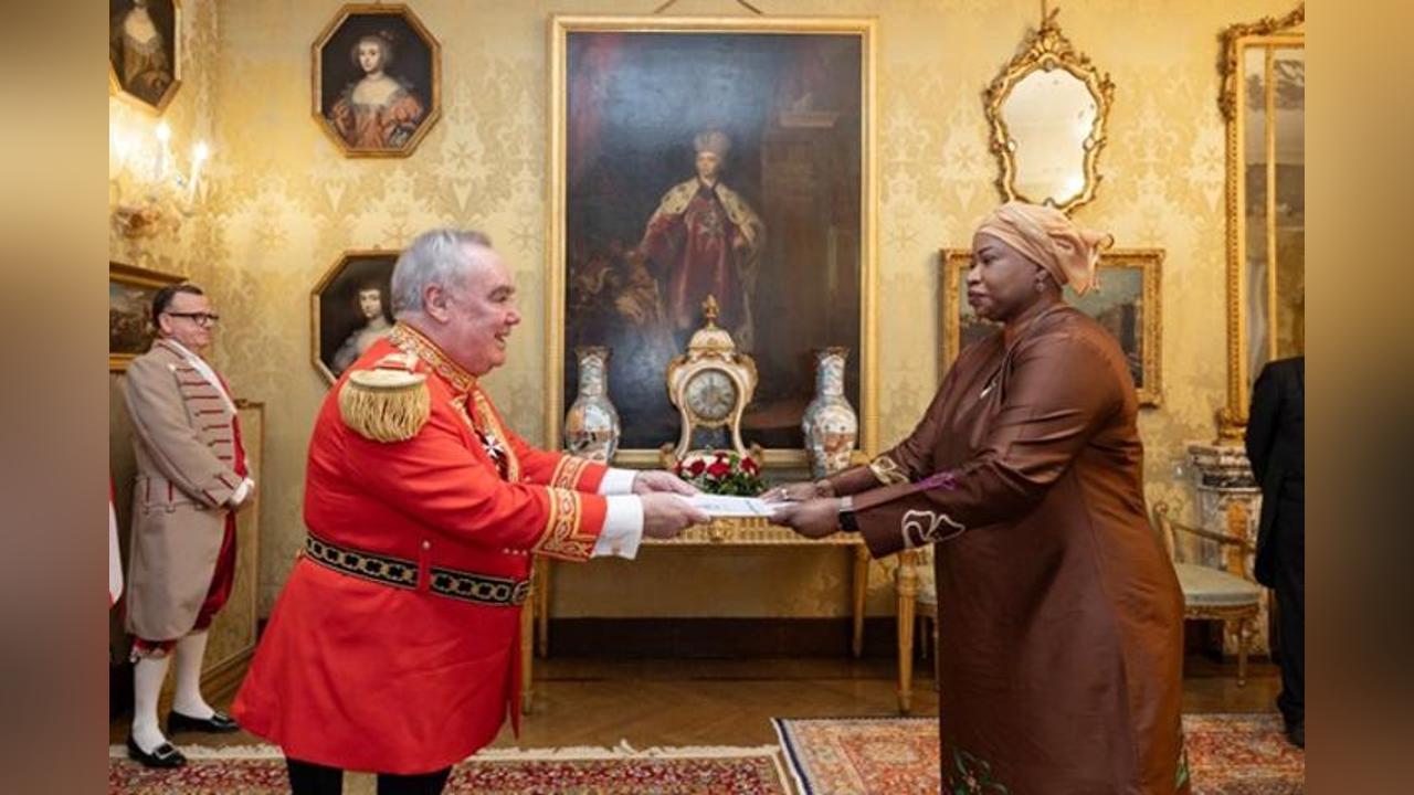 Ambassador Bensouda Presents Credentials to Grand Master Ambassador Bensouda Presents Credentials to Grand Master