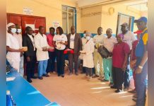 Trust Bank Donates D200000 in Medical Supplies to Basse Trust Bank Donates D200000 in Medical Supplies to Basse