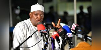 President Barrow Surveys Damage at Banjul’S Market President Barrow Surveys Damage at Banjul'S Market