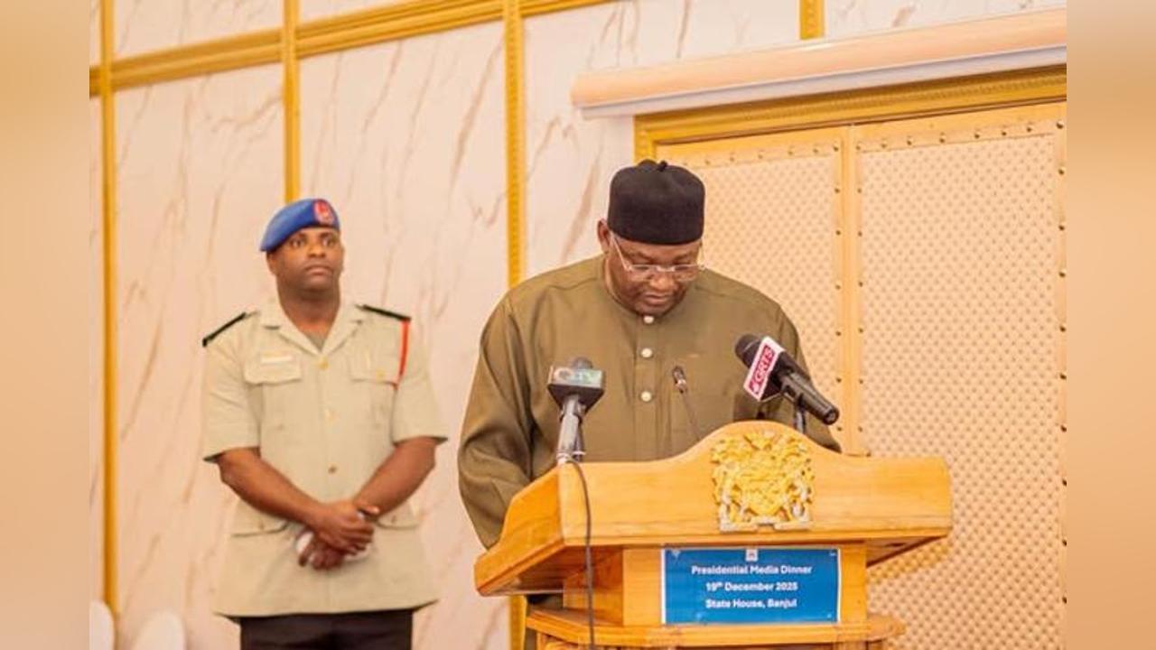 President Barrow Hails Media’S Role in Nation-Building President Barrow Hails Media’S Role in Nation-Building