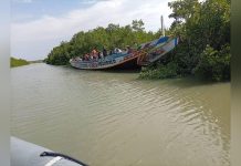 Gambia Navy Intercepts Canoe Carrying Suspected Migrants Gambia Navy Intercepts Canoe Carrying Suspected Migrants