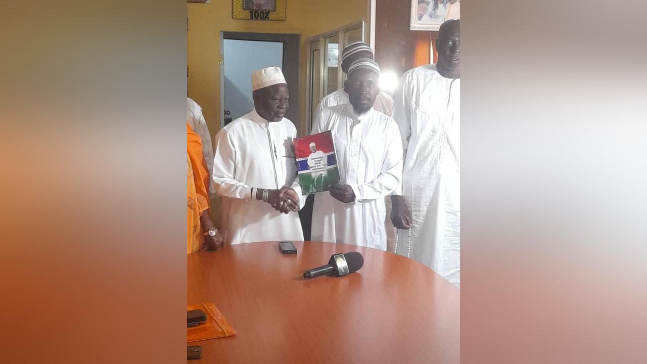 Author Dedicates Book on Politics and Religion to Darboe Author Dedicates Book on Politics and Religion to Darboe