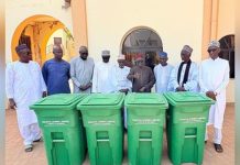 Takaful Insurance Donates Dustbins to Pipeline Mosque Takaful Insurance Donates Dustbins to Pipeline Mosque