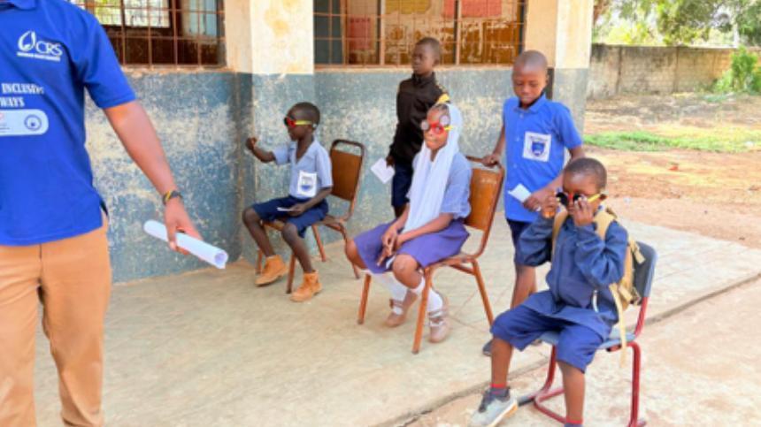 CRS, Partners Distribute over 1,600 Eyeglasses to Schools CRS, Partners Distribute over 1,600 Eyeglasses to Schools