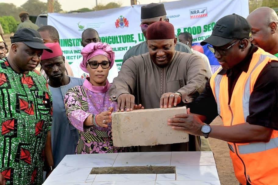 President Barrow Launches Feeder Road Projects President Barrow Launches Feeder Road Projects