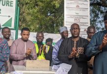 President Barrow Launches Feeder Roads in Kombo South President Barrow Launches Feeder Roads in Kombo South