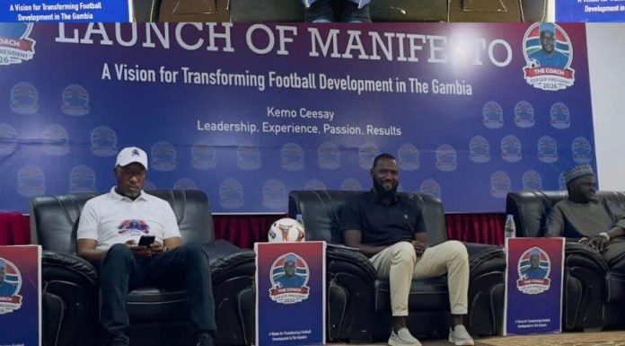 Gambian Candidate Promises Unity and Decentralization in Football Gambian Candidate Promises Unity and Decentralization in Football