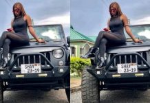 Wendy Shay flaunts her newly acquired customized Jeep Wrangler