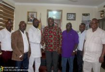 GFA Elections: Kurt Okraku pays visit to Sports Minister, presents him a copy of #GameChanger manifesto