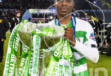 ‘Lucky boy’ Jeremie Frimpong wins first trophy with Celtic