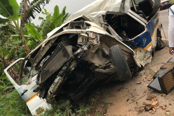Four perish in an accident at Ekumfi Ekotse/Bodjano Highway