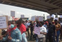 NABCO Demo: Trainees demand unpaid stipends, job placement NABCO Demo: Trainees demand unpaid stipends, job placement