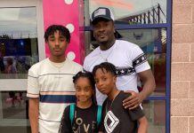 Asamoah Gyan shares family picture on social media Asamoah Gyan shares family picture on social media