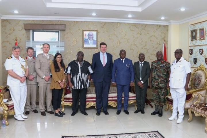 UK Minister for Armed Forces visits Ghana