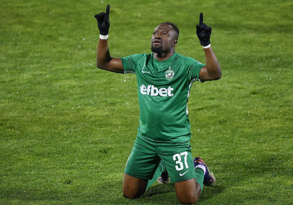 Ghanaian striker Bernard Tekpetey on target in Ludogorets win in Bulgaria