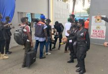 Security: No accreditation, no entry” policy being enforced; many left stranded Security: No accreditation, no entry” policy being enforced; many left stranded