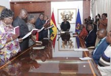 President Akufo-Addo swears in National African Peer review Mechanism Governing Council President Akufo-Addo swears in National African Peer review Mechanism Governing Council