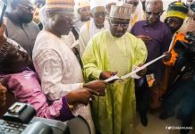 Veep commissions Osman Nuhu Sharubutu Central Mosque, School Complex Veep commissions Osman Nuhu Sharubutu Central Mosque, School Complex