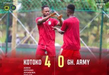 Asante Kotoko beat Ghana Army convincingly in pre-season friendly Asante Kotoko beat Ghana Army convincingly in pre-season friendly