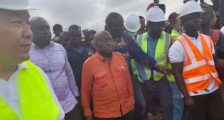 Agenda 111 hospitals: Akufo‐Addo inspects progress of work on Gomoa Central District Hospital at Gomoa Afransi Agenda 111 hospitals: Akufo‐Addo inspects progress of work on Gomoa Central District Hospital at Gomoa Afransi