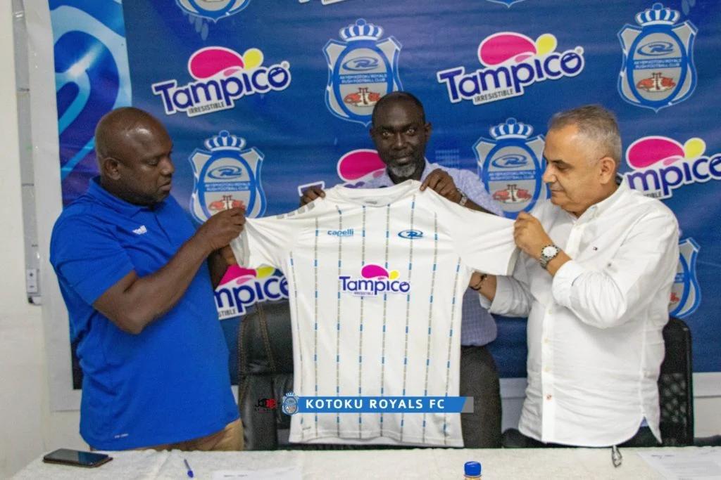 Ghana Premier League new boys Kotoku Royals renew partnership with Tampico Ghana Ghana Premier League new boys Kotoku Royals renew partnership with Tampico Ghana