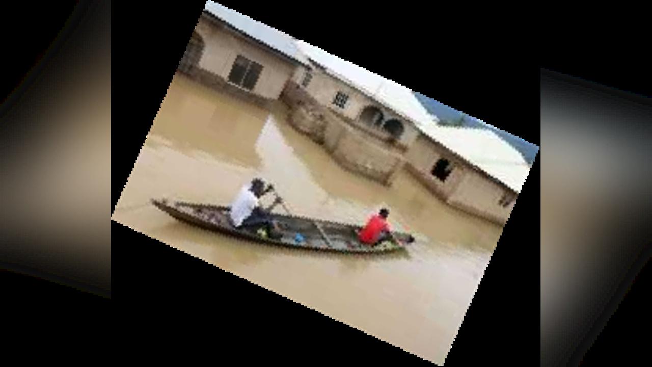 Boats Take Over As Homes At Weija 'Drown' Under Water After Dam Spillage
