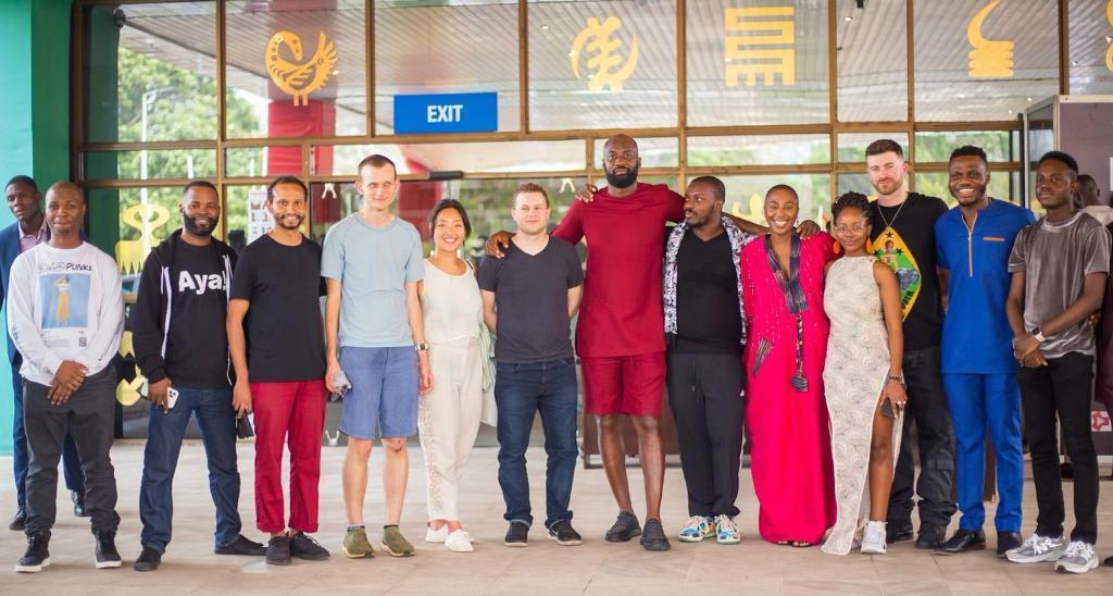 Vitalik Buterin, Mo Ghoneim and Kwame A.A Opoku debate the Value of Web3 to Africa at the inaugural Africa Web 3 summit in Accra Vitalik Buterin, Mo Ghoneim and Kwame A.A Opoku debate the Value of Web3 to Africa at the inaugural Africa Web 3 summit in Accra
