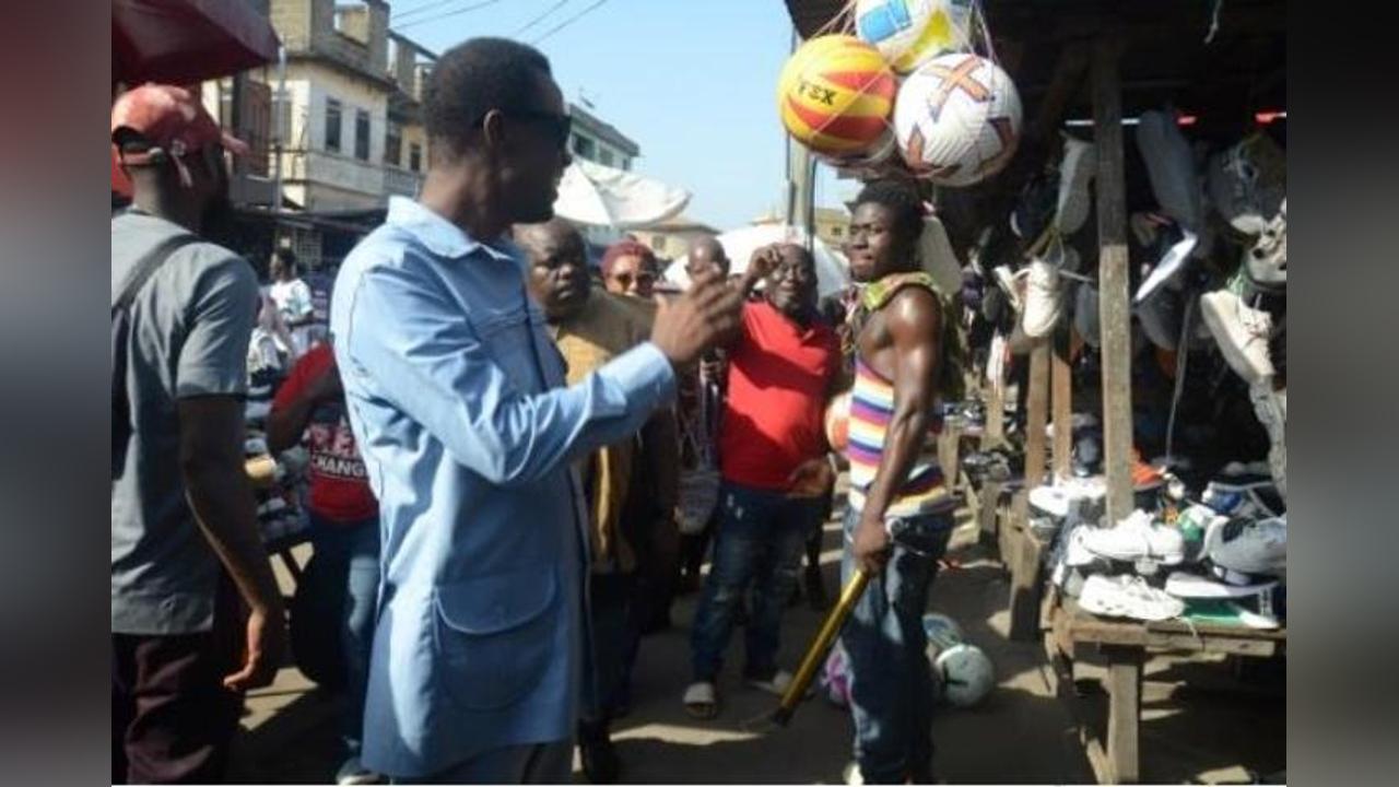Takoradi MP interacts with traders in the Central Business District Takoradi MP interacts with traders in the Central Business District