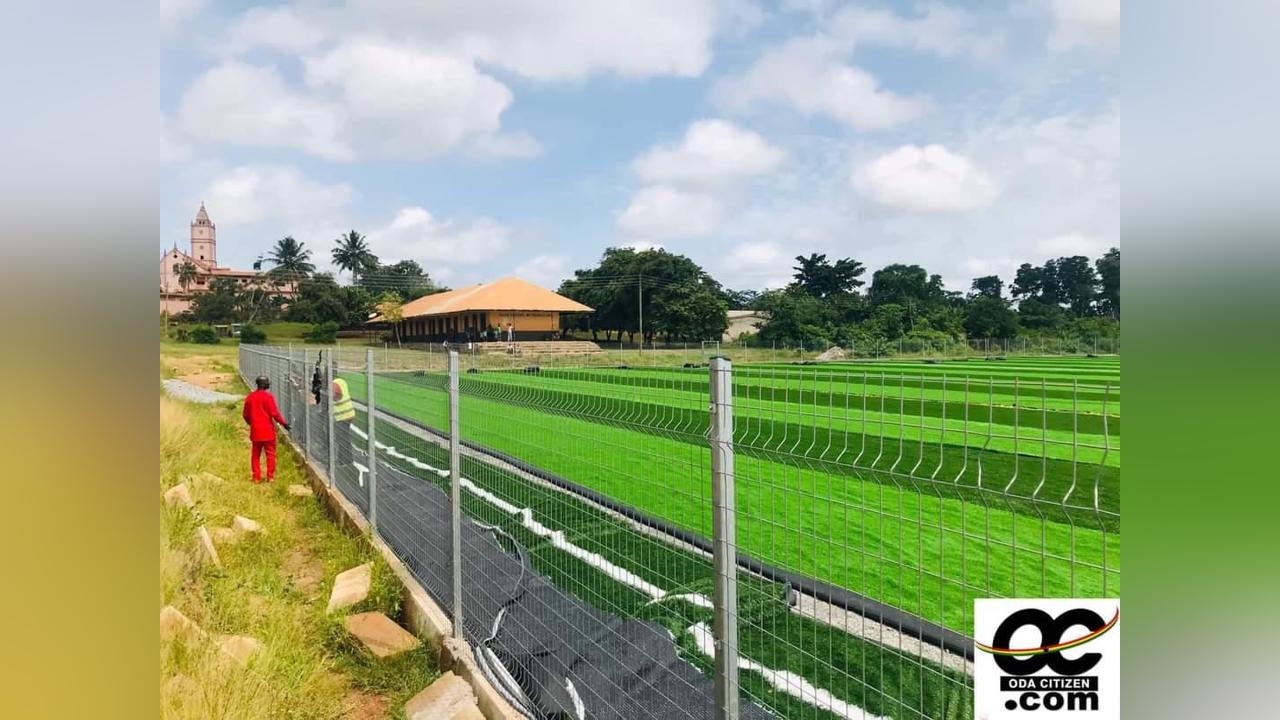 Frank Annoh Dompreh provides astroturf pitches to promote football in communities Frank Annoh Dompreh provides astroturf pitches to promote football in communities