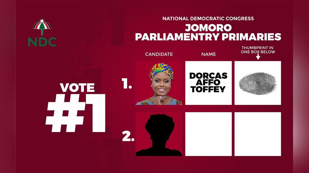 Jomoro MP picks No. 1 on ballot in May 13 NDC primaries Jomoro MP picks No. 1 on ballot in May 13 NDC primaries