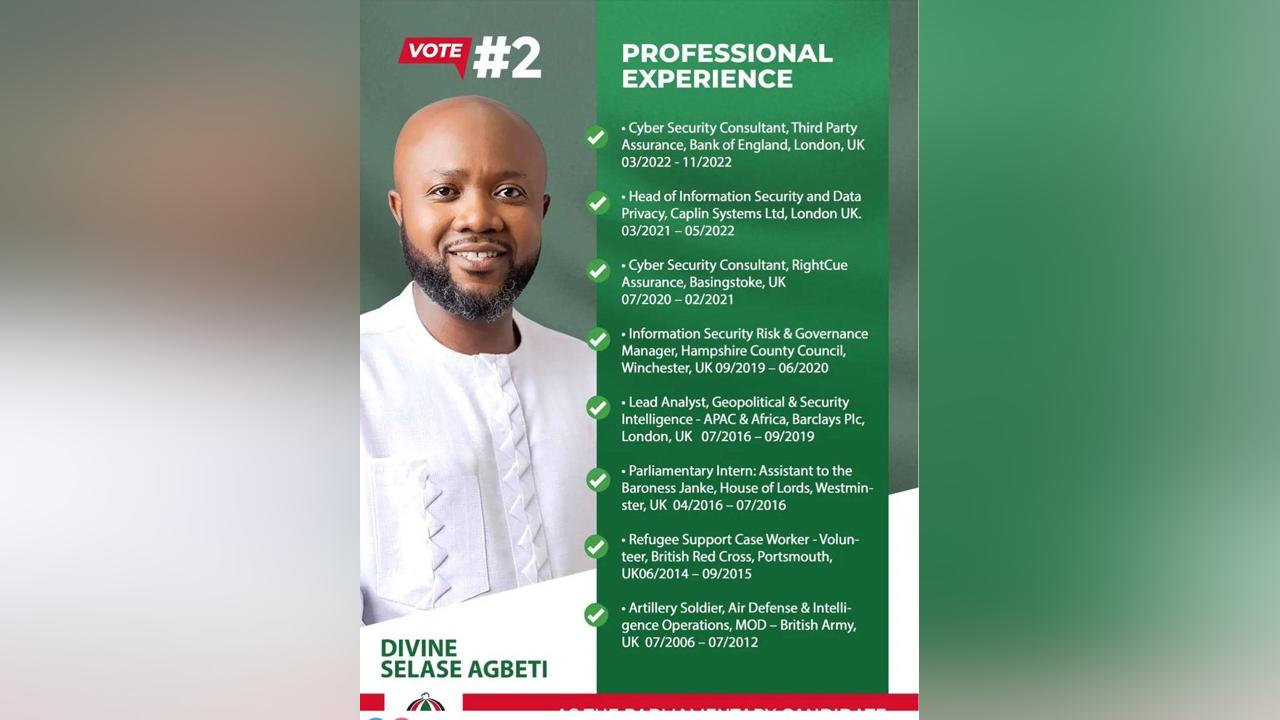 Meet Divine Selase Agbeti, The Man Tipped To Win NDC Parliamentary Primaries For Kpando Constituency Meet Divine Selase Agbeti, The Man Tipped To Win NDC Parliamentary Primaries For Kpando Constituency
