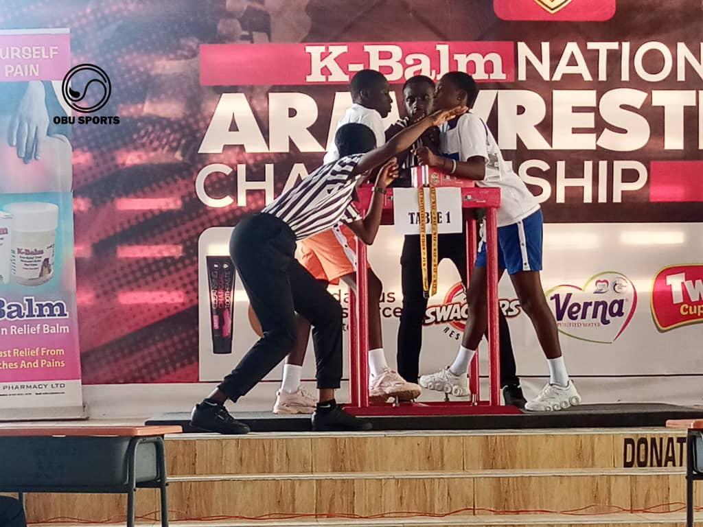 7th K-Balm National Armwrestling Championship: Asoka GH pulls Isaac Antwi to win heavyweight category 7th K-Balm National Armwrestling Championship: Asoka GH pulls Isaac Antwi to win heavyweight category