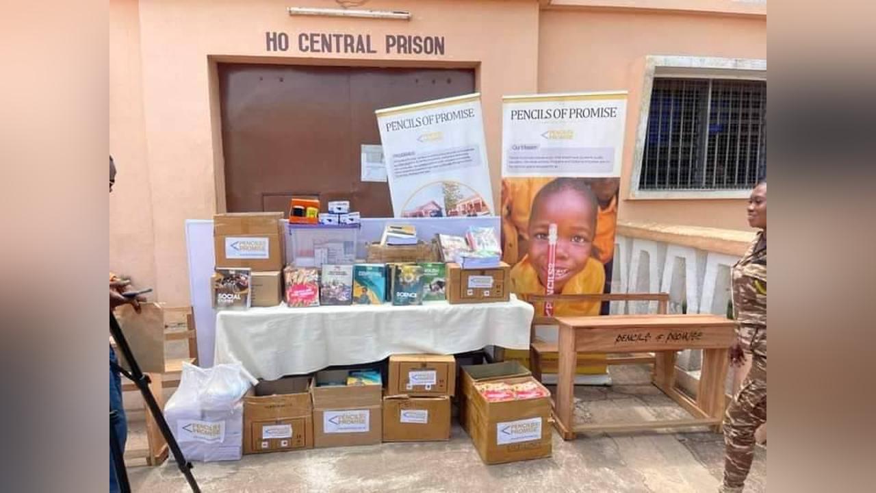 Ho Central Prisons Receives Educational Materials From Pencils of